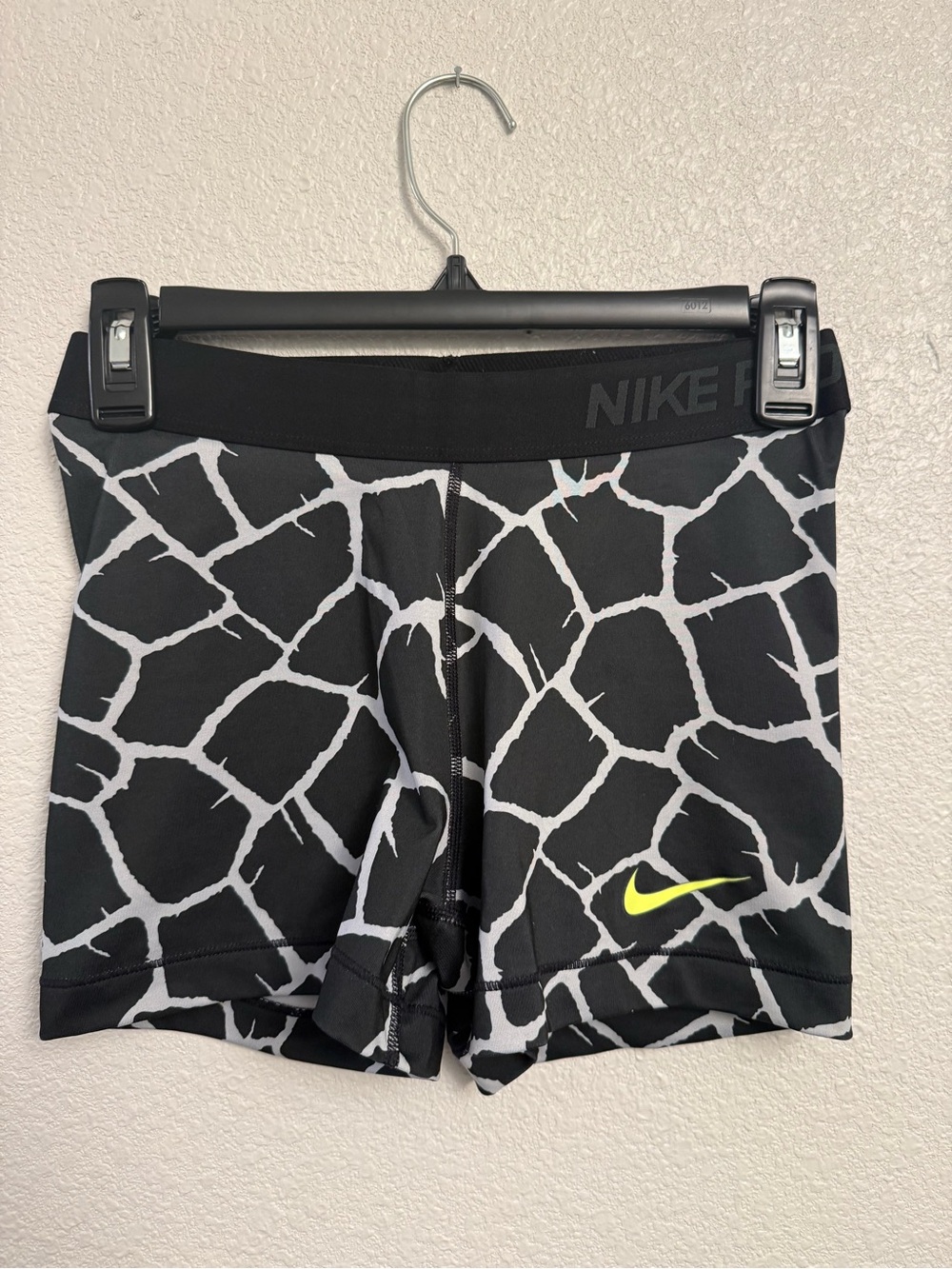 Nike Pro Black and White Performance Shorts